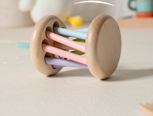 Commiki Bé Bằng Gỗ Rattle Đồ Chơi Cho Trẻ Em Đầu Học Tập Cảm Giác Cầm Tay Chuông Nhẹ Nhàng Đồ Chơi Cho Thính Giác Và Âm Thanh Đào Tạo - Product Image 5