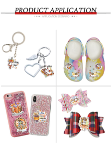 Segnalibro in Resina con Unicorno Autunnale e Charm Stile Angelo, Design Stampato Ecologico per Arte e Collezionismo 35-45mm - Product Image 2