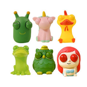 Jouet anti-stress en PVC en forme de panda, nouveauté en gros, jouet à presser, dessin animé, royaume animal, peluche chenille pour le bureau - Product Image 5