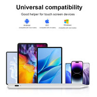 Lápiz Óptico Digital Universal para Android, iPad y Apple Pencil, Pluma de Precisión para Pantalla Táctil de Tablet, Teléfono Móvil y Portátil