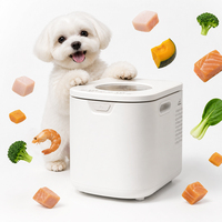 Cuisinière automatique pour aliments pour animaux de compagnie, pour chats et chiens, 4,2 L, pot en céramique nano, autonettoyant, faible bruit, préparation des aliments pour animaux de compagnie