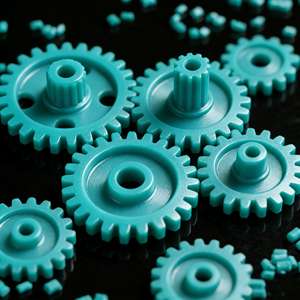 Turquoise Granular <b>Plastic</b> <b>Pellets</b> Injection Molding Grade General Purpose PA6 GF40 Reinforced Resin Material - Product Image 2