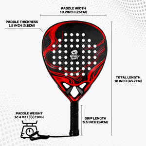 Raqueta de Pádel de Carbono 18K Personalizada Qingyu Sport, Diseño OEM, Venta Caliente, Fabricante OEM, Raqueta de Fibra de Vidrio - Product Image 6
