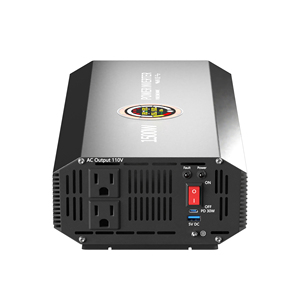 เครื่องแปลงไฟแบบ Pure Sine Wave 1500W รองรับไฟ AC 12/24/48V  แปลงเป็นไฟ 110/220/240V  ความถี่ 50/60Hz  แบบพกพาสำหรับรถยนต์  ระบบสำรองไฟพลังงานแสงอาทิตย์ - Product Image 4