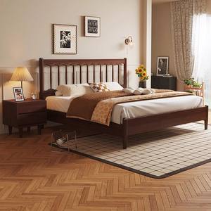 Cadre de lit moderne en bois massif, montage facile, tailles King, <span class=keywords><strong>Queen</strong></span>, Full, mobilier de chambre minimaliste pour la maison et l'appartement - Product Image 6