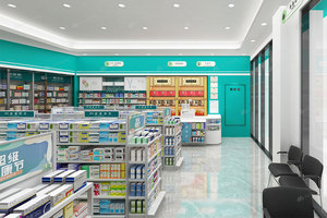 05-QWJYS003 Conception de magasin de <span class=keywords><strong>médecine</strong></span> Étagère de magasin de pharmacie de haute qualité pour la conception de magasin de pharmacie et les étagères de conception de magasin de pharmacie - Product Image 5