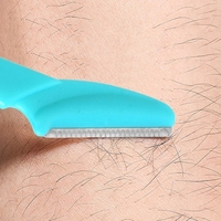 Tondeuse professionnelle lame sûre façonnage couteau lames à sourcils visage épilation grattoir rasoir maquillage outils de beauté