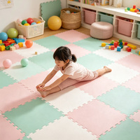 Tapis de yoga en mousse EVA emboîtable, antidérapant, absorbant les chocs, dalles de sol portables, tapis de yoga modulable pour la maison, vente en gros