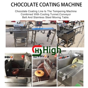Macchina industriale di rivestimento di cioccolato con cioccolato di raffreddamento Tunnel biscotto biscotto Wafer - Product Image 2