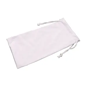 Großhandel Fertigware 9*18cm Weicher Zugbeutel Maßgefertigte Mikrofaser-Brillen- und Sonnenbrillen-Tasche Etui - Product Image 5