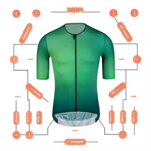 Conjuntos de Ciclismo al Por Mayor con Logotipo Personalizado, Impresión por Transferencia de Calor, Transpirables, con Camiseta sin Mangas y Chaleco - Product Image 2