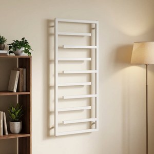 <span class=keywords><strong>Radiador</strong></span> de Toallas Hidráulico Moderno con Recubrimiento en Polvo Blanco para Baños, Funciona como Calefactor - Product Image 2