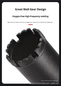 Foret à noyau diamanté turbo avec queue hexagonale pour le perçage du béton, de la maçonnerie, des blocs de ciment, en acier soudé - Product Image 5