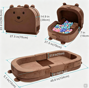 <span class=keywords><strong>Letto</strong></span> da Viaggio Pieghevole Personalizzato per Bambini, <span class=keywords><strong>Divano</strong></span> <span class=keywords><strong>Letto</strong></span> in Puro Cotone per Campeggio e Uso Domestico Portatile - Product Image 6