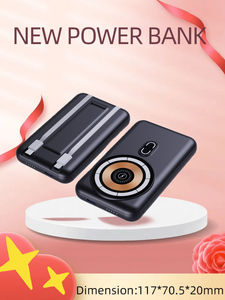 קיבולת גבוהה 10000mah pd 22.5w טעינה מהיר סוג בנק כוח-c בנק חשמל מגנטי אלחוטי נייד - Product Image 6