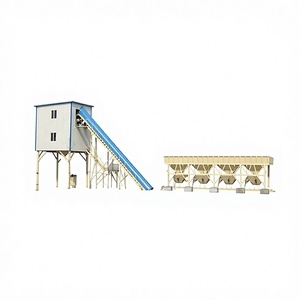Centrale à béton fixe économique et dépliable, grande capacité, machine de malaxage PLD pour préfabriqués, système de contrôle PLC, moteur - Product Image 1