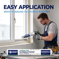 JUNBOM 8000 Mastic acrylique résistant à l'eau, haute élasticité, séchage rapide, pour panneaux acoustiques et fibres de bois, emballage personnalisé
