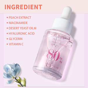 Etiqueta privada Coreana Facial Limpieza diaria Belleza Melocotón 70 Niacinamida Vitamina <span class=keywords><strong>B12</strong></span> Brillo Hidratante Suero facial - Product Image 4