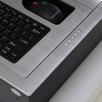 Système de levage d'écran d'ordinateur de bureau, élévateur d'écran LCD escamotable, système de conférence, conception motorisée escamotable avec fonction de traduction