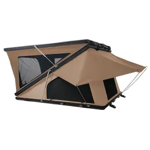 אלומיניום Z באיכות גבוהה אוהל גג לרכב 4x4 שטח 2 אנשים אלומיניום קשיח גג אוהל עליון אוהל רכב נגרר אוהל גג עבור
