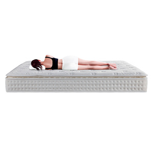 Colchón Simmons Jimei Supreme 3D con resortes de látex, ropa de cama blanca hipoalergénica, cómoda y transpirable para niños - Product Image 2