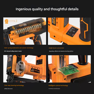 Clavadora Neumática Inalámbrica Industrial F30 de Acero Inoxidable para Madera con Batería de Litio - Product Image 4