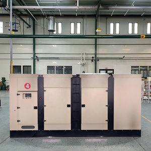 Groupe électrogène diesel ultra silencieux <span class=keywords><strong>de</strong></span> 500 kVA, type silencieux, 75 dB, enceinte, triphasé, 4 fils, refroidissement par eau, pour <span class=keywords><strong>l</strong></span>'exploitation minière, <span class=keywords><strong>le</strong></span> champ pétrolier, 50 Hz/60 Hz - Product Image 1