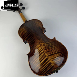 2025 Jingying Nhạc Cụ Dây, JYVL-M500 Cao cấp Handmade Hạt Điều Sơn Mài Violin Châu Âu Flamed Maple Chuyên Nghiệp Violin - Product Image 4
