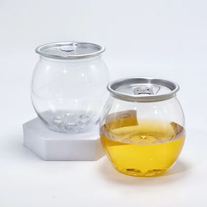 Precio de Fábrica al por Mayor: Latas de PET Transparentes Desechables para Té de Burbujas, Café y Jugos, con Impresión Serigráfica y Sellado con Anillo - Product Image 3