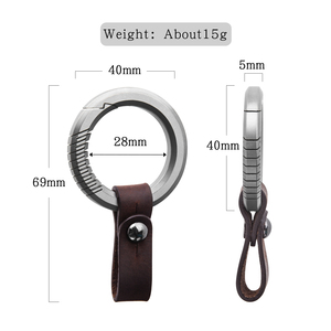 Tiện ích di động EDC Titanium Keychain dễ dàng hoạt động chủ chốt tinh tế xe <span class=keywords><strong>Key</strong></span> Set EDC Mini vòng chìa khóa - Product Image 2