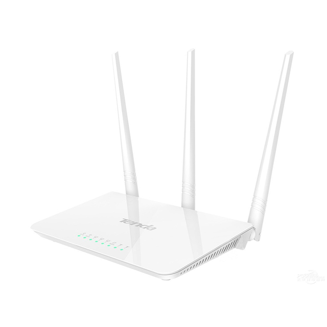 English Firmware Tenda Used F3 Wireless Router 2.4G WIFI 300mbps 5dbi Antenna IEEE 802.11b g n