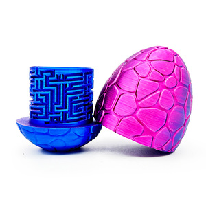 3D Printed Ancient Dragon <b>Egg</b> Maze Brain Teaser Puzzle Focus <b>Storage</b> Toy Desk Collectible Gift Cross-Border Hot Seller for Ages - Product Image 3