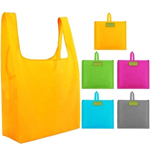 T-shirt Polyester Tote <b>Folding</b> Shopping Bag - Product Image 4