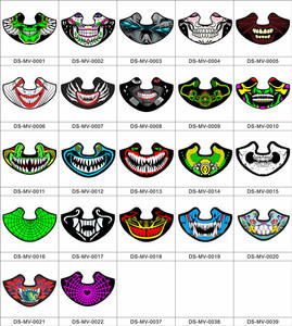 قناع LED يعمل بالصوت وتفاعلي مع الموسيقى للاستخدام في الهالوين والحفلات الصاخبة والحفلات الموسيقية - Product Image 4