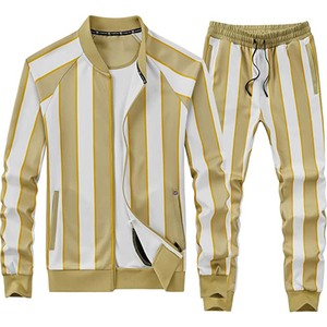 OEM Men's Casual Long Sleeve <b>Tracksuits</b> Customized Eco-Friendly Jogging Sweat Suit Sets Track Jackets Pants for Spring Season - Product Image 5