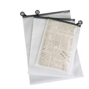 ซองซิปล็อคใสกันความชื้น ผลิตจากพลาสติก PE/EVA/PVC สำหรับบรรจุภัณฑ์เครื่องสำอาง ใช้สำหรับรองเท้าและถุงเท้า - Product Image 3