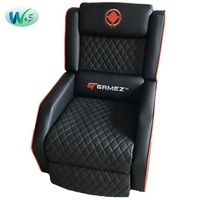 Canapé de jeu WSS 8906, canapé d'ordinateur pour salon, cuir synthétique, siège unique, fauteuil inclinable de loisirs, mobile