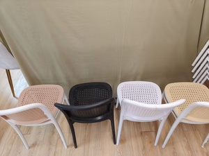 Venta caliente moderna silla de ratán de plástico apilable <span class=keywords><strong>muebles</strong></span> de comedor económicos para el hogar - Product Image 2