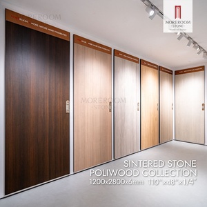 Dalles de porcelaine grand format 1200x2800mm aspect marbre Calacatta, <span class=keywords><strong>pierre</strong></span> frittée pour revêtement de sol intérieur – Vente en gros - Product Image 3