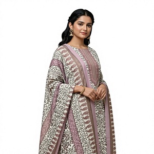 PL.INDUSTRIES 3-Piece Stitched Choli Lehenga Salwar Kameez Set Cotton <b>Moisture</b> Wicking Quick Dry Wrinkle Free Winter Ethnic Wear - Product Image 1