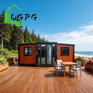 Maison préfabriquée en conteneur de 20 pieds, extensible, structure en acier, mobile, pour location, appartement moderne, bureau à domicile - Product Image 1