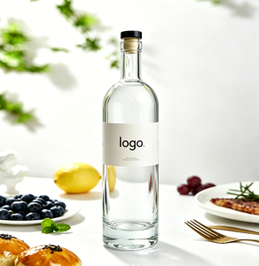 Vente en gros de bouteilles en verre vaporisateur pour <span class=keywords><strong>vodka</strong></span> et whisky, 500 ml et 750 ml, vert givré mat, personnalisées, pour l'emballage - Product Image 6