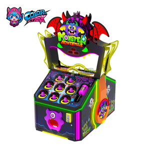 เครื่องเล่นเกมหยอดเหรียญในร่ม สีสันสดใส ราคาถูก สำหรับเด็ก เกมตีมอนสเตอร์กบ - Product Image 4