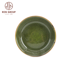 Vente en gros d'<span class=keywords><strong>assiette</strong></span> à soupe profonde <span class=keywords><strong>vert</strong></span> <span class=keywords><strong>olive</strong></span> en terre cuite <span class=keywords><strong>assiette</strong></span> à spaghetti glaçure restaurant vaisselle de mariage <span class=keywords><strong>assiette</strong></span> en céramique - Product Image 2