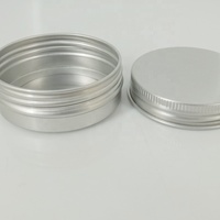 Mini boîte en aluminium pour collations avec couvercle à visser pour bonbons, bijoux, pilules, boucles d'oreilles - Contenant polyvalent pour le thé, les aliments, les cosmétiques