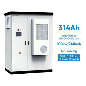 Système de stockage d'énergie commercial et industriel, conteneur de batterie solaire LiFePO4 avec refroidissement par air, 100 kW, 125 kW, 241 kWh, 261 kWh - Product Image 2