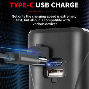 Luz Delantera para Bicicleta Z-500, 5000mAh, Recargable por USB, LED, Impermeable IPX5, para Bicicleta de Montaña - Product Image 4