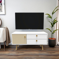 2022 meuble TV moderne avec ensemble de table basse meubles de salon à panneaux de bois avec rangement pour la maison et la chambre meuble TV