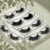 Cils 3D 6D de qualité supérieure, bande complète de 25 mm, réutilisables, faux cils avec boîtes à cils