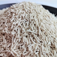 Serbuk Kacang Polong Putih Biodegradable Ramah Lingkungan Dapat Dibuang di Toilet Pasir Kucing Menggumpal Grosir Pabrik OEM